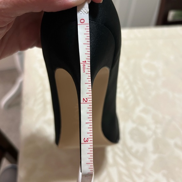 Nina satin peep toe pump, dressy heels SZ 11 NWOT - Picture 8 of 8